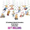 ii Llama Llama Birthday Party Hanging Swirls, Llama Llama Decorations, Storybook Birthday Decor, Llama Hanging Ceiling Swirls, Classroom Party Decorations