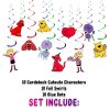 ii Clifford Party Decorations, Clifford Hanging Swirls, Big Red Dog Birthday Decor, Dog Birthday Party Supplies, Cartoon Puppy Ceiling Decorations