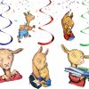 iii Llama Llama Birthday Party Hanging Swirls, Llama Llama Decorations, Storybook Birthday Decor, Llama Hanging Ceiling Swirls, Classroom Party Decorations