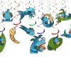 Pout-Pout Fish Hanging Swirls Decorations, Pout-Pout Fish Party Decorations, Under the Sea Hanging Swirls, Ocean Birthday Ceiling Decor, Fish Party Hanging Decorations