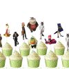 j Bad Guys Cupcake Toppers, Bad Guys Birthday Party Decorations, Animal Heist Movie Cupcake Picks