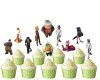 j Bad Guys Cupcake Toppers, Bad Guys Birthday Party Decorations, Animal Heist Movie Cupcake Picks