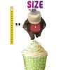 jjjj Bad Guys Cupcake Toppers, Bad Guys Birthday Party Decorations, Animal Heist Movie Cupcake Picks