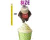 jjjj Bad Guys Cupcake Toppers, Bad Guys Birthday Party Decorations, Animal Heist Movie Cupcake Picks