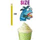 Pout-Pout Fish Cupcake Toppers, Pout-Pout Fish Birthday Decorations, Fish Cupcake Picks, Under the Sea Party Decorations, Ocean Birthday Cupcake Toppers