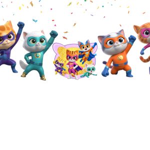Super Kitties Birthday Banner, Super Kitties Party Banner, Super Kitties Happy Birthday Decoration, Super Kitties Garland, Kids Birthday Party Decor, Super Kitties Theme Party Supplies