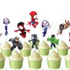 m Spidey and His Amazing Friends Cupcake Toppers.