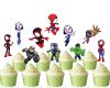 m Spidey and His Amazing Friends Cupcake Toppers.