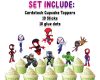 mmm Spidey and His Amazing Friends Cupcake Toppers.