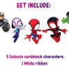 nn Spidey and His Amazing Friends Banner, Superhero Birthday Banner.