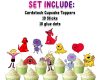 oo Clifford Cupcake Toppers, Big Red Dog Birthday Cupcake Picks, Puppy Party Decorations, Cartoon Dog Birthday Supplies, Clifford Party Decor