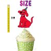oooo Clifford Cupcake Toppers, Big Red Dog Birthday Cupcake Picks, Puppy Party Decorations, Cartoon Dog Birthday Supplies, Clifford Party Decor