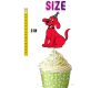 oooo Clifford Cupcake Toppers, Big Red Dog Birthday Cupcake Picks, Puppy Party Decorations, Cartoon Dog Birthday Supplies, Clifford Party Decor