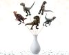 q Jurassic World Centerpiece Sticks, Dinosaur Birthday Centerpieces, Dino Party Table Decor, Jurassic Dinosaur Party Decorations, Dinosaur Baby Shower Decor