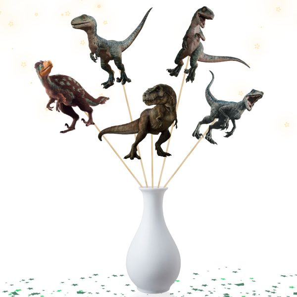 Jurassic World Centerpiece Sticks, Dinosaur Birthday Centerpieces, Dino Party Table Decor, Jurassic Dinosaur Party Decorations, Dinosaur Baby Shower Decor