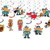 Dog Man Hanging Swirl Decorations, Dog Man Birthday Party Swirls, Comic Book Ceiling Decorations, Superhero Party Decor, Kids Birthday Hanging Decor