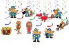 Dog Man Hanging Swirl Decorations, Dog Man Birthday Party Swirls, Comic Book Ceiling Decorations, Superhero Party Decor, Kids Birthday Hanging Decor