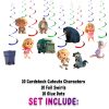 tt Trash Truck Hanging Swirls Decorations, Trash Truck Birthday Hanging Decor, Garbage Truck Party Swirls, Trash Truck Ceiling Decorations, Truck Birthday Party Decor