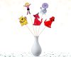 u Clifford Centerpiece Sticks, Big Red Dog Party Centerpieces, Puppy Birthday Table Decor, Cartoon Dog Party Decorations, Clifford Birthday Supplies