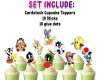 Looney Tunes Cupcake Toppers, Looney Tunes Birthday Cupcake Decorations, Cartoon Cupcake Picks, Baby Looney Tunes Party Supplies, Kids Birthday Cupcake Toppers, Looney Tunes Baby Shower Decor