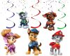 vvv Paw Patrol Hanging Swirls, Paw Patrol Birthday Decorations, Puppy Party Ceiling Decor, Paw Patrol Party Swirls, Dog Birthday Hanging Decorations