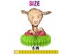 yyy Llama Llama Honeycomb Centerpieces, Llama Birthday Table Centerpieces, Llama Llama Party Decorations, Storybook Party Decor, Reading Party Centerpieces, Book Theme Birthday Decorations