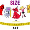 White,Brick,Wall,3d,Background Clifford Birthday Banner, Big Red Dog Happy Birthday Banner, Puppy Party Decorations, Cartoon Dog Party Banner, Clifford Party Supplies