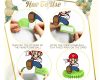 yyyyyyyy Super Mario Honeycomb Centerpieces, Mario Party Table Decorations.