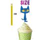 zzzzzzzz Pete the Cat Cupcake Toppers, Pete Cat Birthday Cupcake Picks, Cat Birthday Party Decorations, Cool Cat Cupcake Decor, Classroom Party Supplies