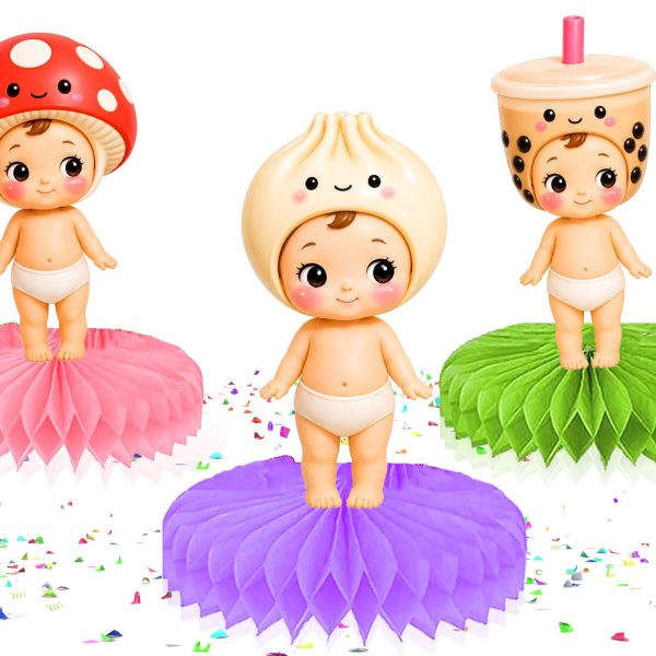 mmmmm Sonny Angel Party Honeycomb Centerpieces, Sonny Angel Table Decorations
