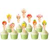 mmmmmmmm Sonny Angel Cupcake Toppers, Sonny Angel Birthday Decorations