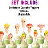 mmmmmmmmm Sonny Angel Cupcake Toppers, Sonny Angel Birthday Decorations