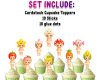 mmmmmmmmm Sonny Angel Cupcake Toppers, Sonny Angel Birthday Decorations