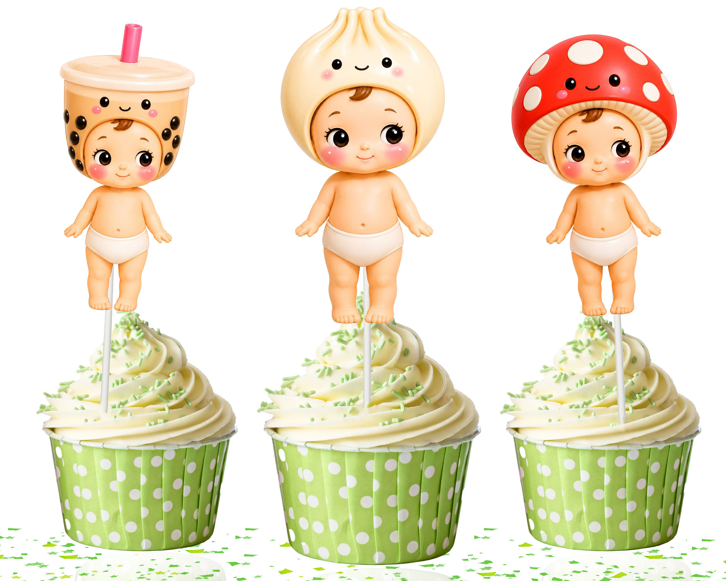 Sonny Angel Cupcake Toppers, Sonny Angel Birthday Decorations