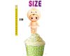 mmmmmmmmmmm Sonny Angel Cupcake Toppers, Sonny Angel Birthday Decorations