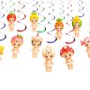 mmmmmmmmmmmm Sonny Angel Hanging Swirls, Sonny Angel Swirl Decorations, Sonny Angel Birthday Decorations