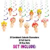 mmmmmmmmmmmmm Sonny Angel Hanging Swirls, Sonny Angel Swirl Decorations, Sonny Angel Birthday Decorations