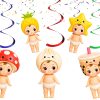 mmmmmmmmmmmmmm Sonny Angel Hanging Swirls, Sonny Angel Swirl Decorations, Sonny Angel Birthday Decorations