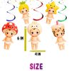 mmmmmmmmmmmmmmm Sonny Angel Hanging Swirls, Sonny Angel Swirl Decorations, Sonny Angel Birthday Decorations
