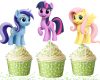 sss My Little Pony Cupcake Toppers, My Little Pony Birthday Decorations, MLP Cupcake Picks