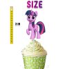 ssss My Little Pony Cupcake Toppers, My Little Pony Birthday Decorations, MLP Cupcake Picks