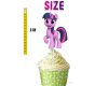 ssss My Little Pony Cupcake Toppers, My Little Pony Birthday Decorations, MLP Cupcake Picks