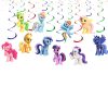 My Little Pony Hanging Swirls Decorations, MLP Birthday Party Decorations