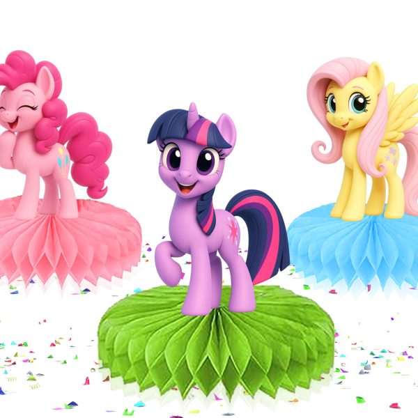 wwwww My Little Pony Honeycomb Centerpieces, My Little Pony Table Centerpieces