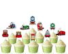x Thomas & Friends Cupcake Toppers, Thomas Train Cupcake Picks