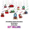 Thomas & Friends Hanging Swirl Decorations, Thomas Train Swirls