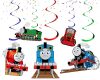 Thomas & Friends Hanging Swirl Decorations, Thomas Train Swirls