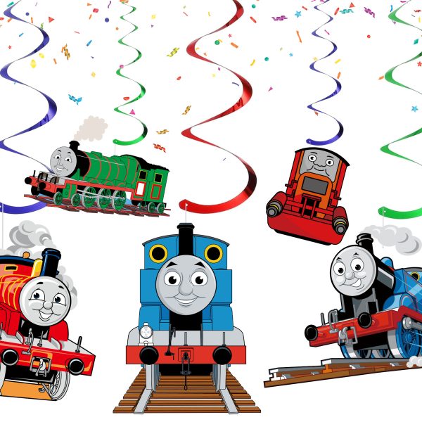 xxxxxxx Thomas & Friends Hanging Swirl Decorations, Thomas Train Swirls