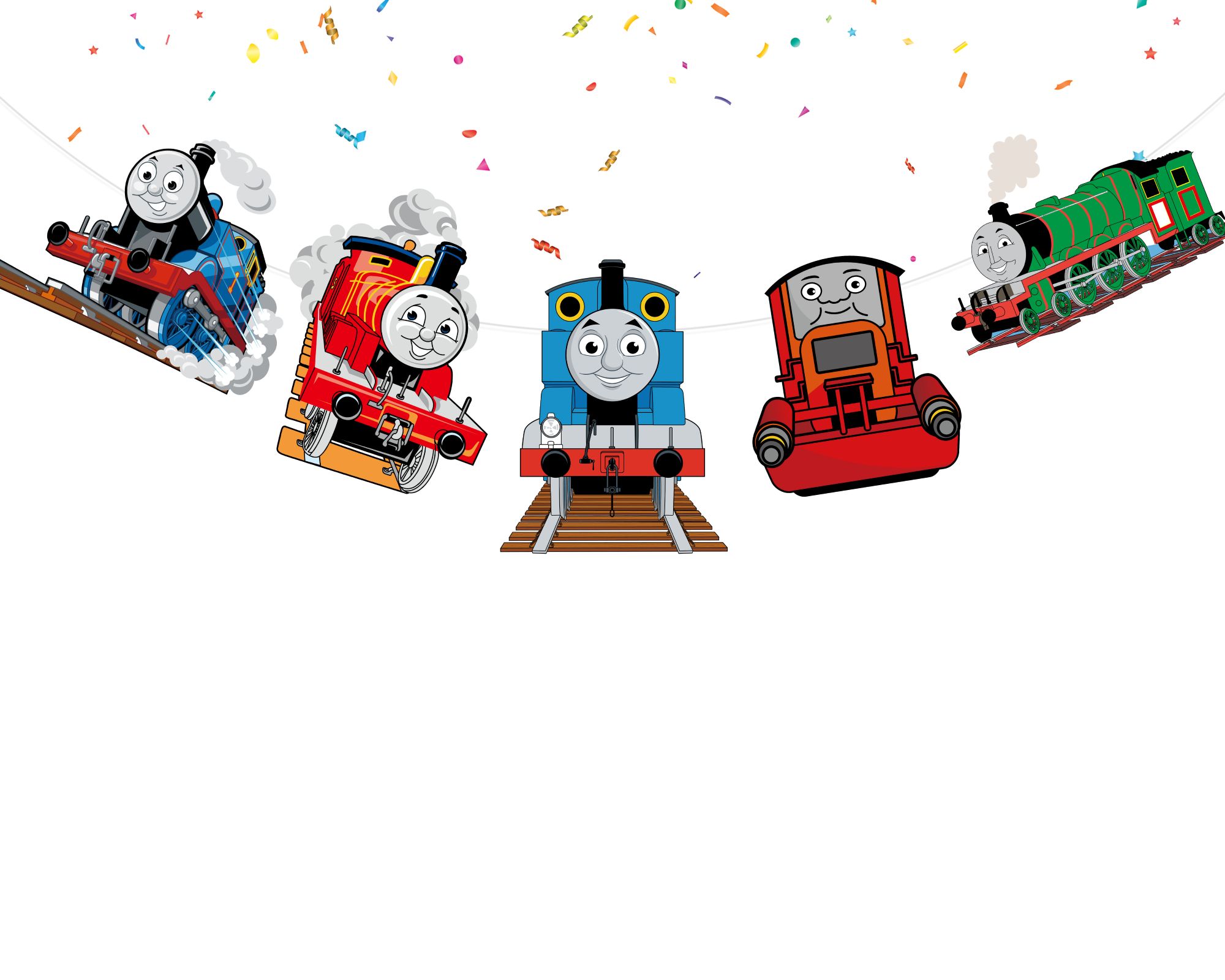 Thomas & Friends Birthday Banner, Thomas Train Happy Birthday Banner