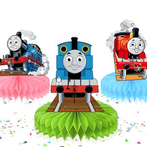 Thomas & Friends Honeycomb Centerpieces, Thomas Train Table Decorations